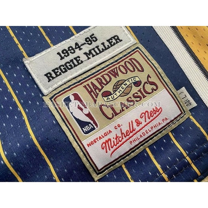 Maillot Indiana Pacers Reggie R.miller NO 31 Mitchell & Ness1994-95 Bleu